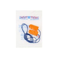 Safetek Disposable Earplugs _ Class 5 _ 26dB_A_ _ Corded_ Box of 
