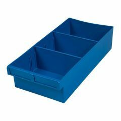 Spare Parts Tray with 2 removable dividers_ BLUE _ 200 x 100 x 400mm