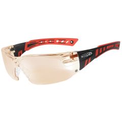 Speed Red_Black Frame Titanium Safety Glasses_ AF_AS Clear Lens