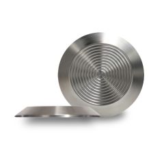 Stainless Steel Hazard Tactile _ Grooved Top without Stud