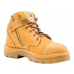 Steel Blue 312658 Parkes Zip Boots with Scuff Cap_ Wheat