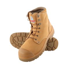 Steel Blue 332102 Argyle Lace Up Safety Boot_ Wheat With Bumpcap