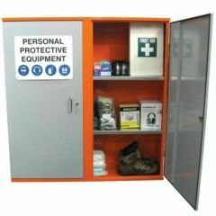 Storemasta SPP3 PPE Cabinet_ Double Door With 3 Shelves