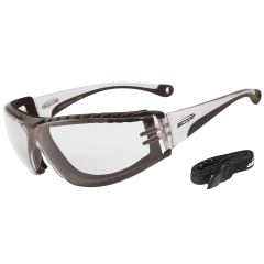 Super Boxa Titanium Safety Glasses_ AF_AS Clear Lens