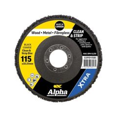 Surface Preparation Clean _ Strip Disc 115mm Black Coarse