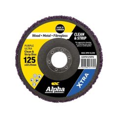 Surface Preparation Clean _ Strip Disc 125mm Purple Ultra