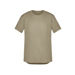 Syzmik ZH135 Mens Streetworx Short Sleeve Tee Shirt_ Light Khaki