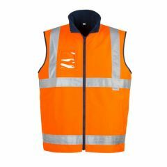 Syzmik ZV358 Mens Waterproof Lightweight Vest_ Orange