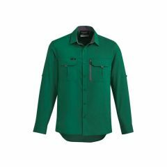 Syzmik ZW460 Mens Outdoor Long Sleeve Shirt_ Green