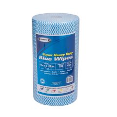 TRUWIPES TWS64B Multipurpose Super Duty Wipe Roll_ 30cm x 45m_ Bl