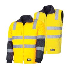 TRU Wet Weather Jacket with Removable Sleeves and TRuVis Reflecti