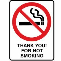 Thanks You_ For Not Smoking Signage _ Southland _ 3064
