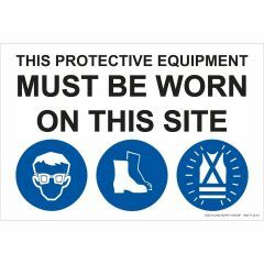 This Protective Equip_ Must be Worn ON THIS SITE _Eye_ Foot_ HiVi