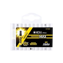 ThunderMAX HEX4 x 50mm Impact Power Bit _ Handipack _x10_