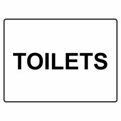 Toilets Sign