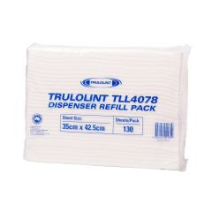 TruLoLint LolInt Folded Cleaning Cloth_ 35x42_5cm_ White_ Carton 