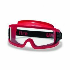 UVEX 9301_342 Ultravision Bushfire Goggle_ Red Frame_ Clear HC_AF Lens