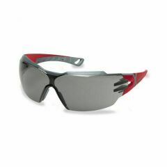 UVEX  Pheos CX2 Safety Glasses Red Grey Frame