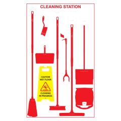 Ultimate Shadowboard 10002 Cleaning Station with RED Equipment_ W