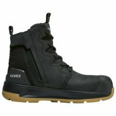Uvex 3 X_Flow Zip Sided Safety Boot_ Black_Tan