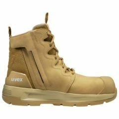 Uvex 3 X_Flow Zip Sided Safety Boot_ Tan