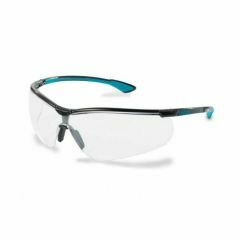 Uvex 9193_075 Sportstyle Safety Glasses_ Black_Blue Frame_ Clear Lens