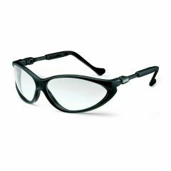 Uvex Cybric Safety Glasses_ Black Frame_ Clear AF Lens