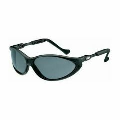 Uvex Cybric Safety Glasses_ Black Frame_ Grey AF Lens
