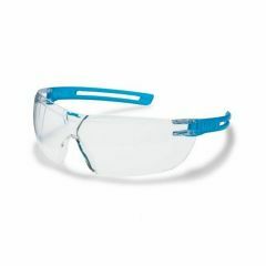 Uvex X_Fit Safety Glasses_ Blue Frame_ Clear Lens