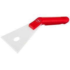 Vikan 40554 Plastic Hand Scraper with Nylon Blade 80 mm Red