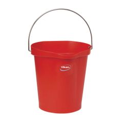Vikan Bucket_ 12 Litre_ Red