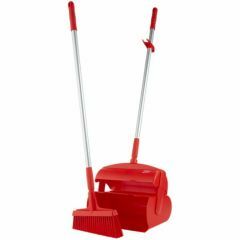 Vikan Lobby Dustpan _ Broom Set_ Red