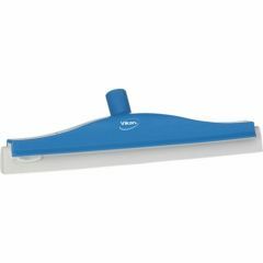 Vikan Revolving Neck Floor squeegee w_Replacement Cassette_ 400 mm_ Blue