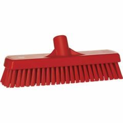 Vikan Wall__Floor Washing Brush_ 305 mm_ Hard_ Red