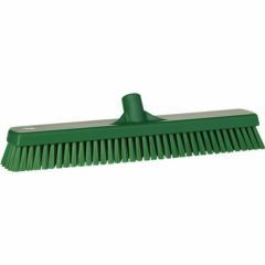 Vikan Wall__Floor Washing Brush_ 470 mm_ Hard_ Green