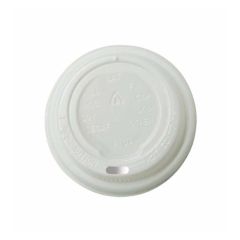 White Lid to suit 8oz Charcoal Insulated Paper Cup_ Ctn_1000