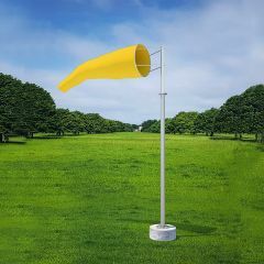 Windsock 1830mm Long 450mm Opening Yellow
