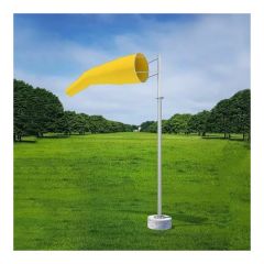 Windsock_ 1219mm _4'_ Long_ 350mm _1_14'_ Opening _ Yellow