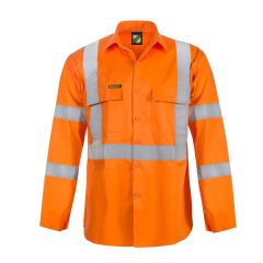 WorkCraft HiVis NSW Rail Style CSR Reflective Lightweight Cotton 