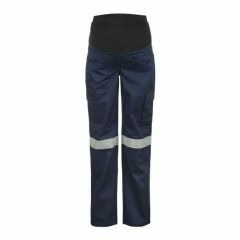 WorkCraft Maternity Cotton Drill Cargo Trousers_ with CSR Reflective Tape