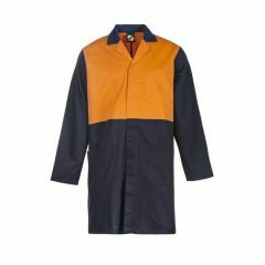 WorkCraft Two Tone Orange_Navy Dust Coat_ Long Sleeve