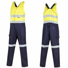 Workit Hi Vis Two Tone Taped Regular Weight Action Back Coverall_