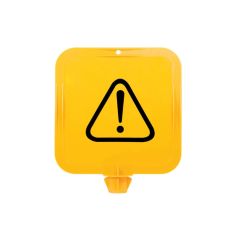 Yellow Lock In Sign Frame_ Warning Triangle _ Exclamation Mark