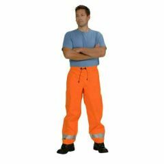 Zetel ZX FRAS Anti_Static Reflective Wet Weather Trousers_ Fluoro Orange