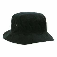 Bucket Hat, Cotton, Black