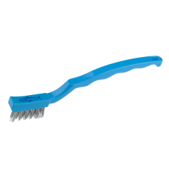 Hill Professional Stainless Steel 180mm Niche Brush - Blue