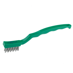 Hill Professional Stainless Steel 180mm Niche Brush - Green