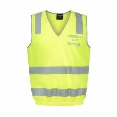 Norss Traffic Controller Elastic Waist Reflective Safety Vest, Yellow