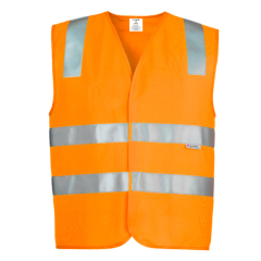 Syzmik ZV999 Unisex Basic Vest, Orange