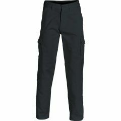 DNC 3312 311gsm Cotton Drill Cargo Trousers, Black